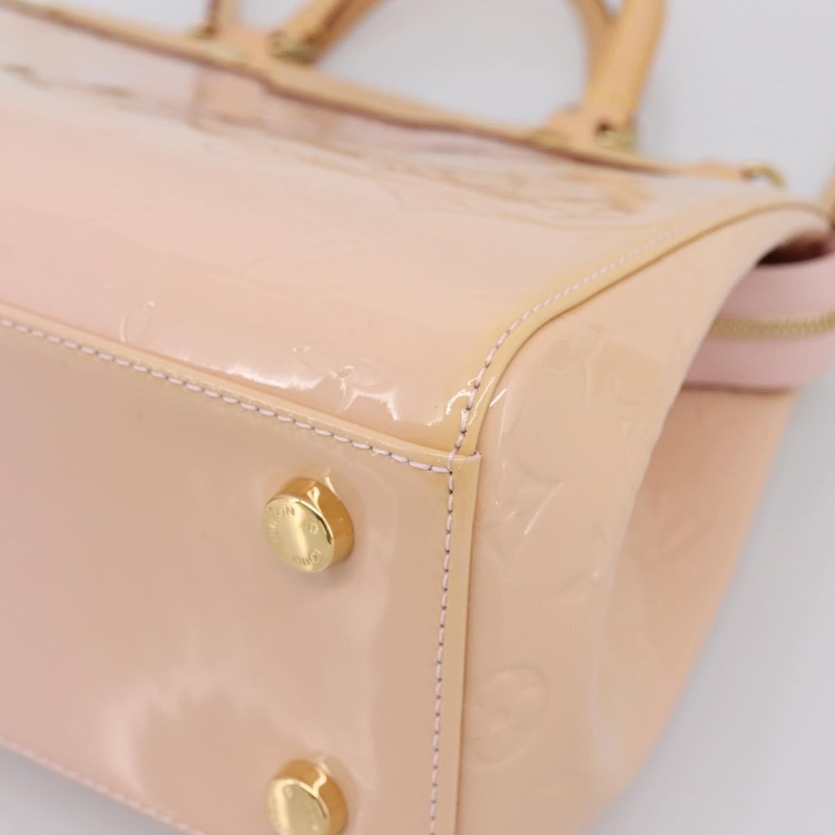 Louis Vuitton Blair Monogram Vernis, Pink, Patent Leather, Handbag