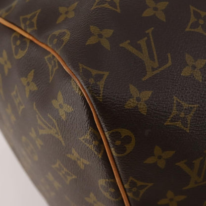 Louis Vuitton Keepall Monogram, Brown, Canvas, Travel Bag