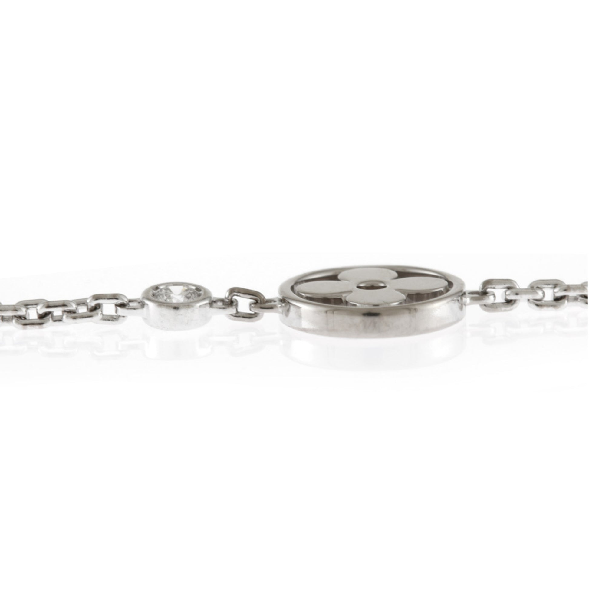 Louis Vuitton Blossom, Silver, White Gold, bracelet