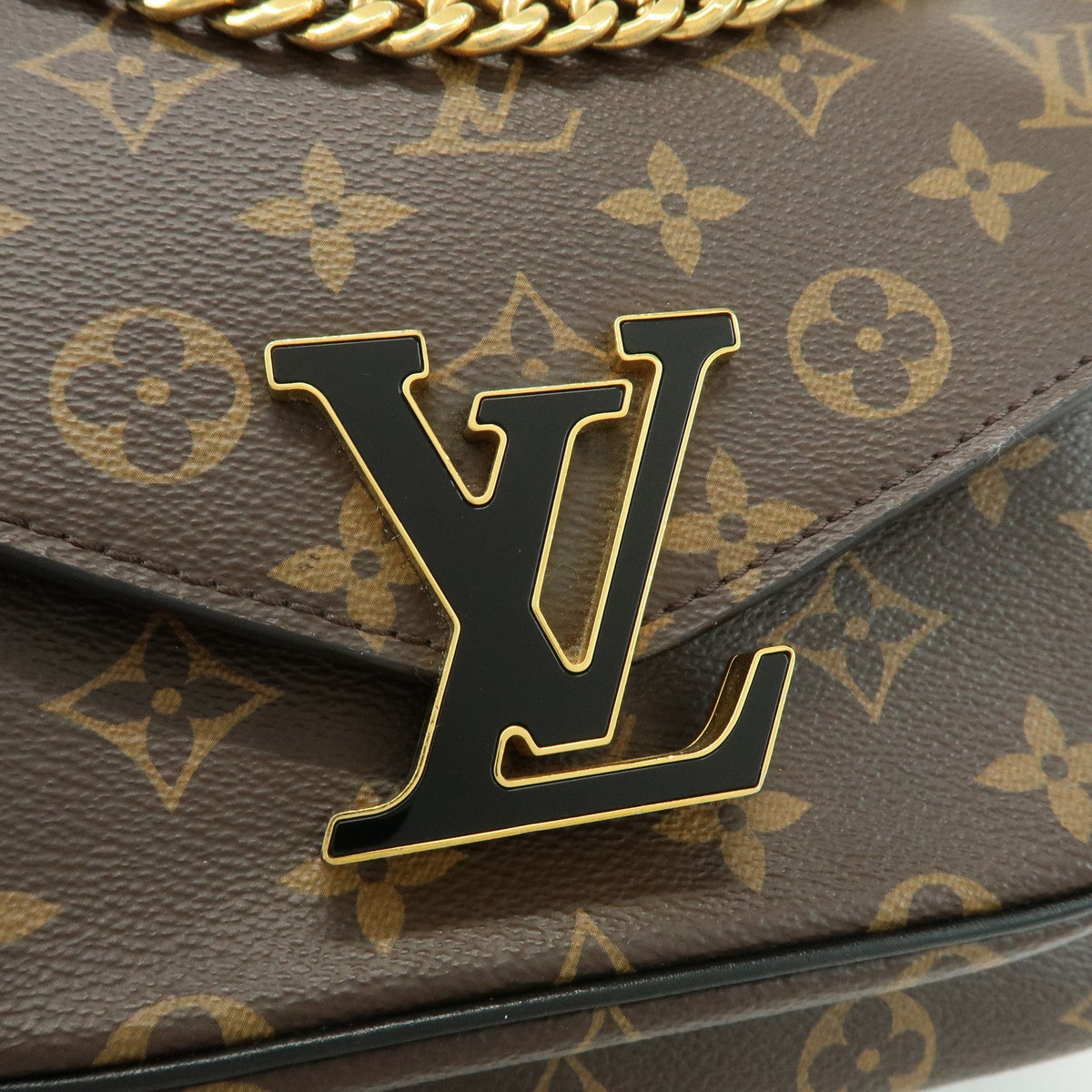 Louis Vuitton Passy Monogram Canvas, Brown, Canvas, Tote Bag