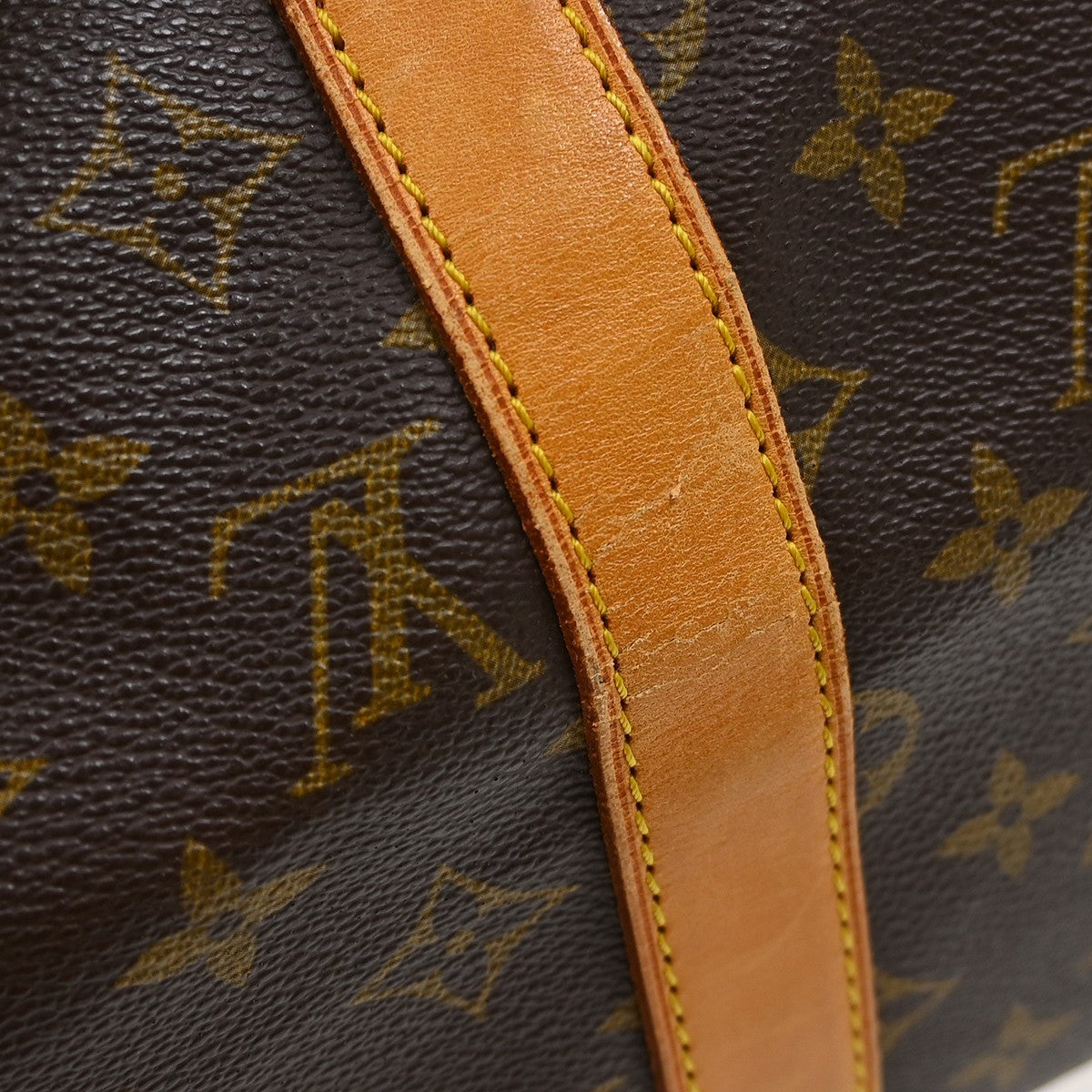 Louis Vuitton Keepall Monogram, Brown, Canvas, Travel Bag