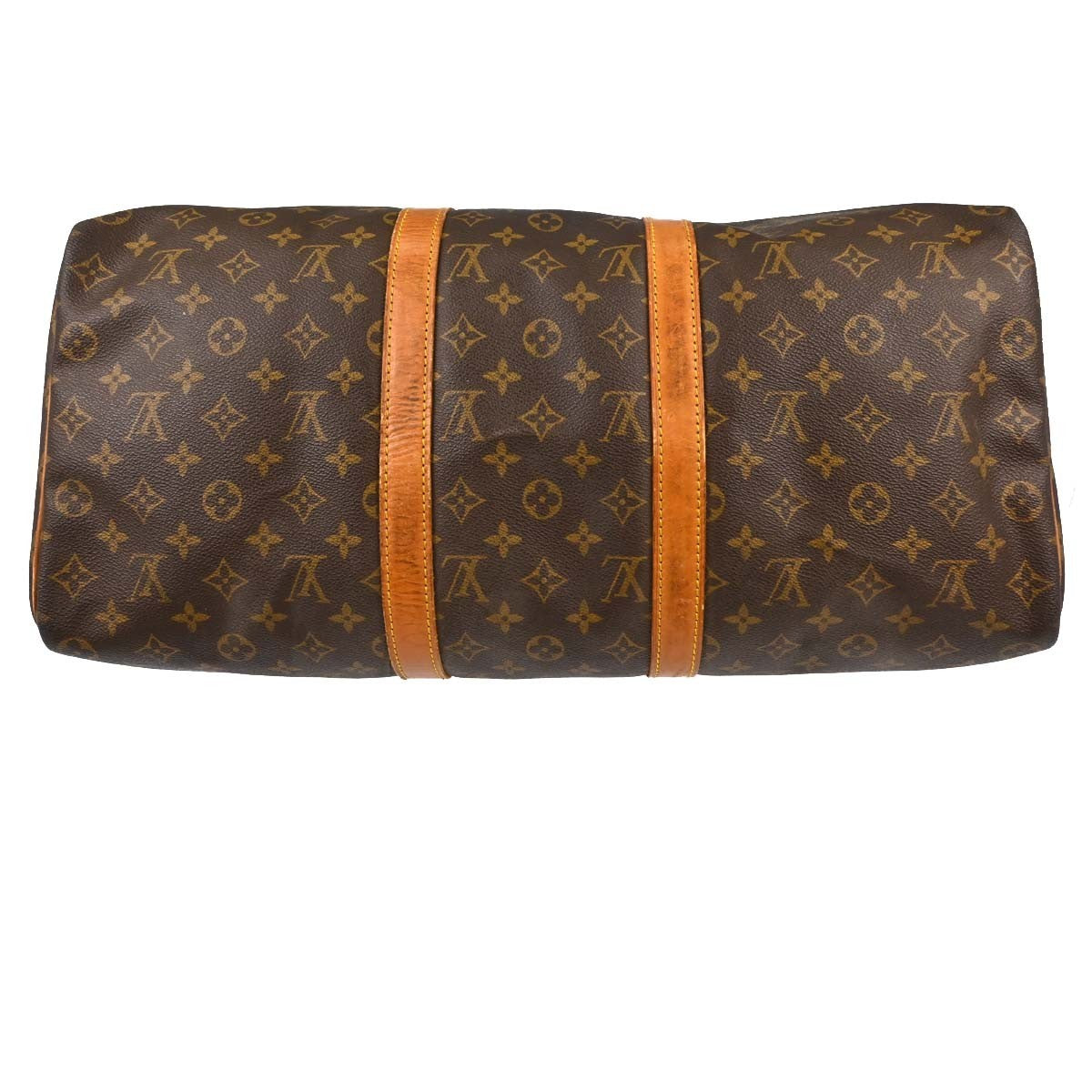 Louis Vuitton Keepall Monogram Canvas, Brown, Canvas, Travel Bag