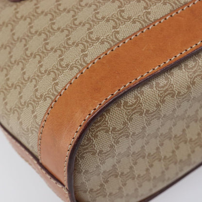 Celine Macadam Canvas and Leather, Beige, Canvas, Tote Bag