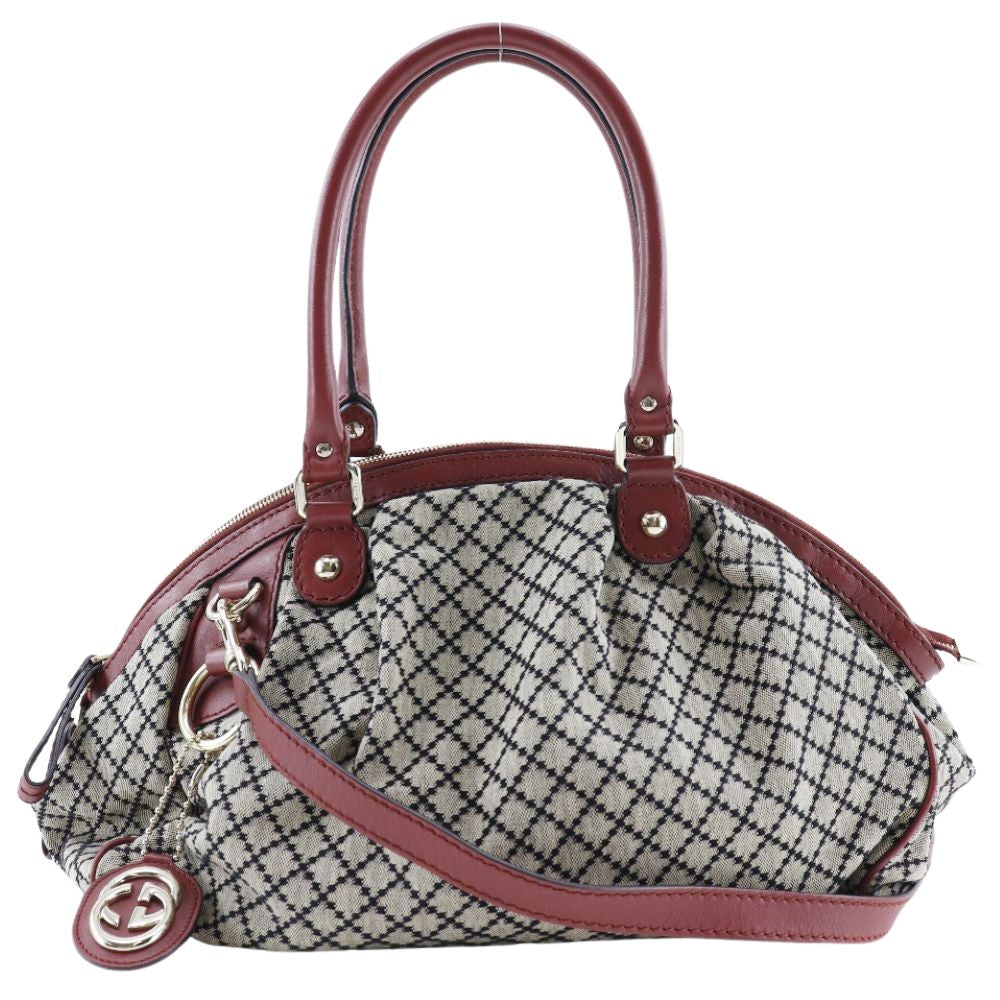 Gucci Sukey, Grey, Canvas, handbag