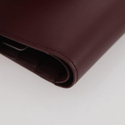 Cartier Coin Purse Must de Cartier Leather, Burgundy, Leather, Wallet