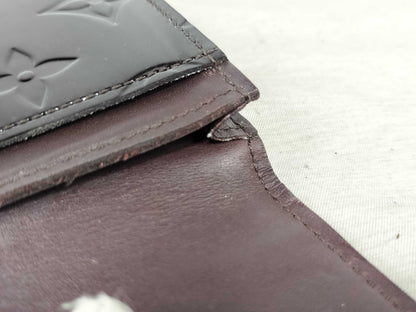Louis Vuitton Business Card Holder Monogram Empreinte Leather, Burgundy, Patent Leather, Card Holder