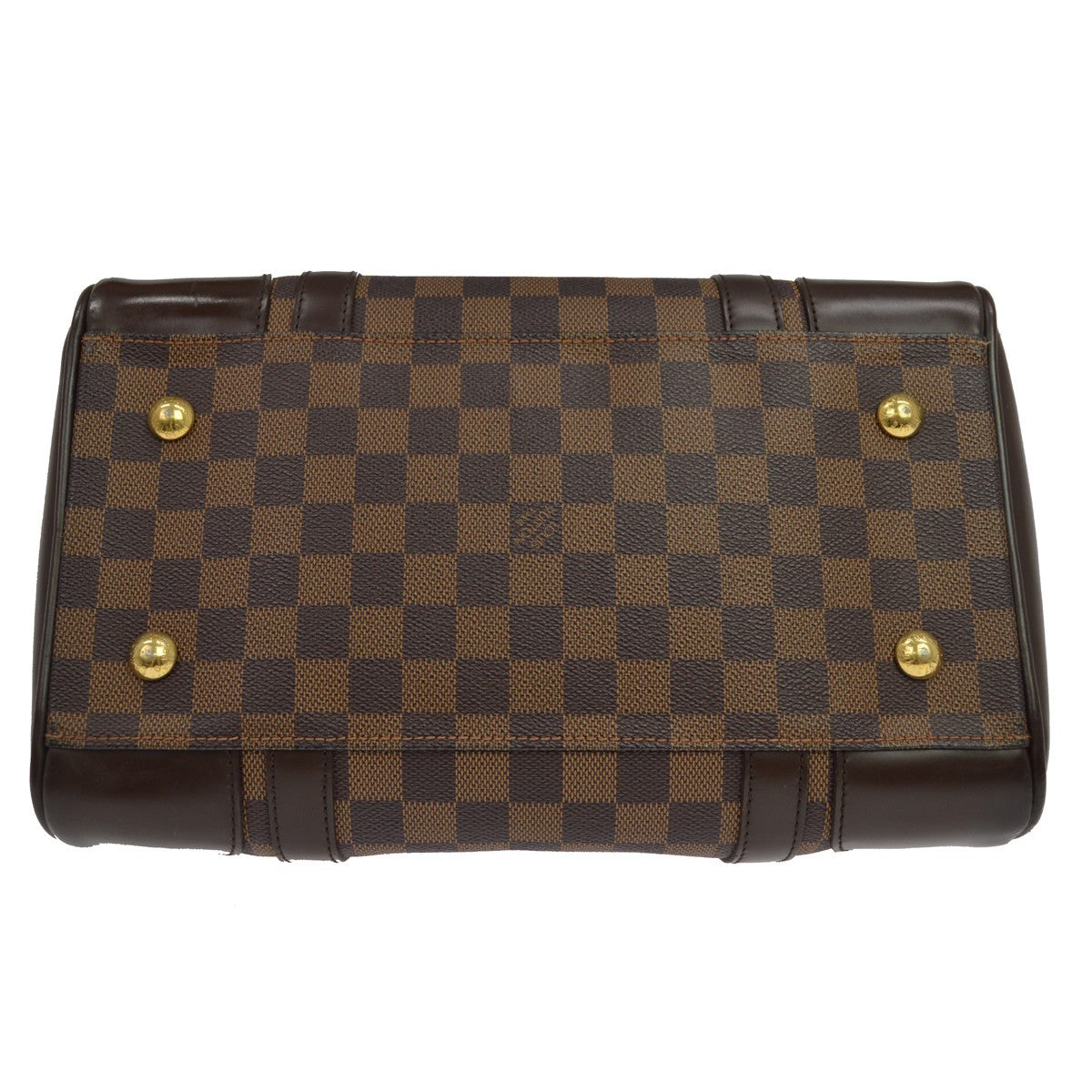 Louis Vuitton Berkeley Damier Ebene, Brown, Canvas, Handbag