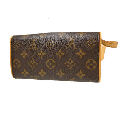 Louis Vuitton Twin Canvas, Brown, Canvas, Clutch