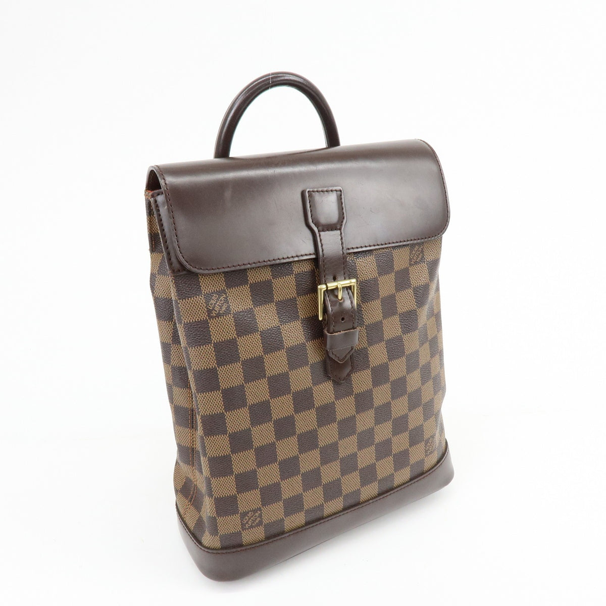 Louis Vuitton Soho Damier, Brown, Canvas, Backpack