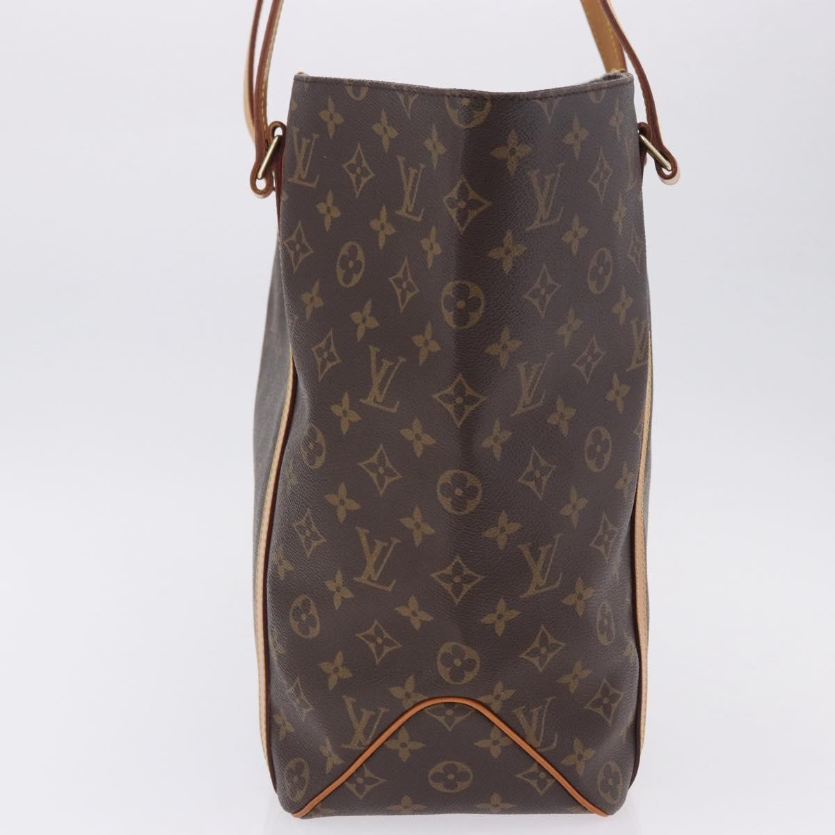Louis Vuitton Shopping Sac Handbag Monogram, Brown, Canvas, Tote Bag