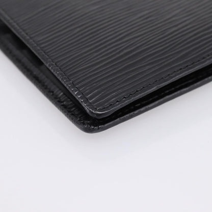 Louis Vuitton Marco Epi Leather, Black, Leather, Wallet