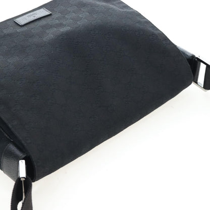 Gucci Shoulder Canvas, Black, Canvas, Shoulder Bag