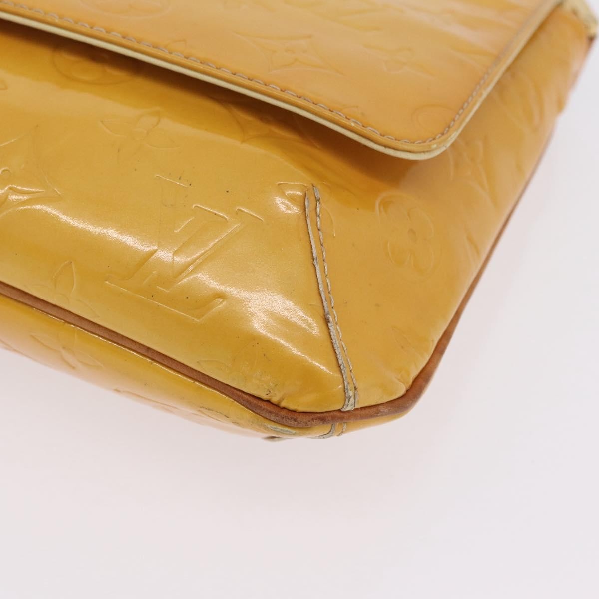 Louis Vuitton Thompson Street Monogram Vernis, Yellow, Patent Leather, Shoulder Bag