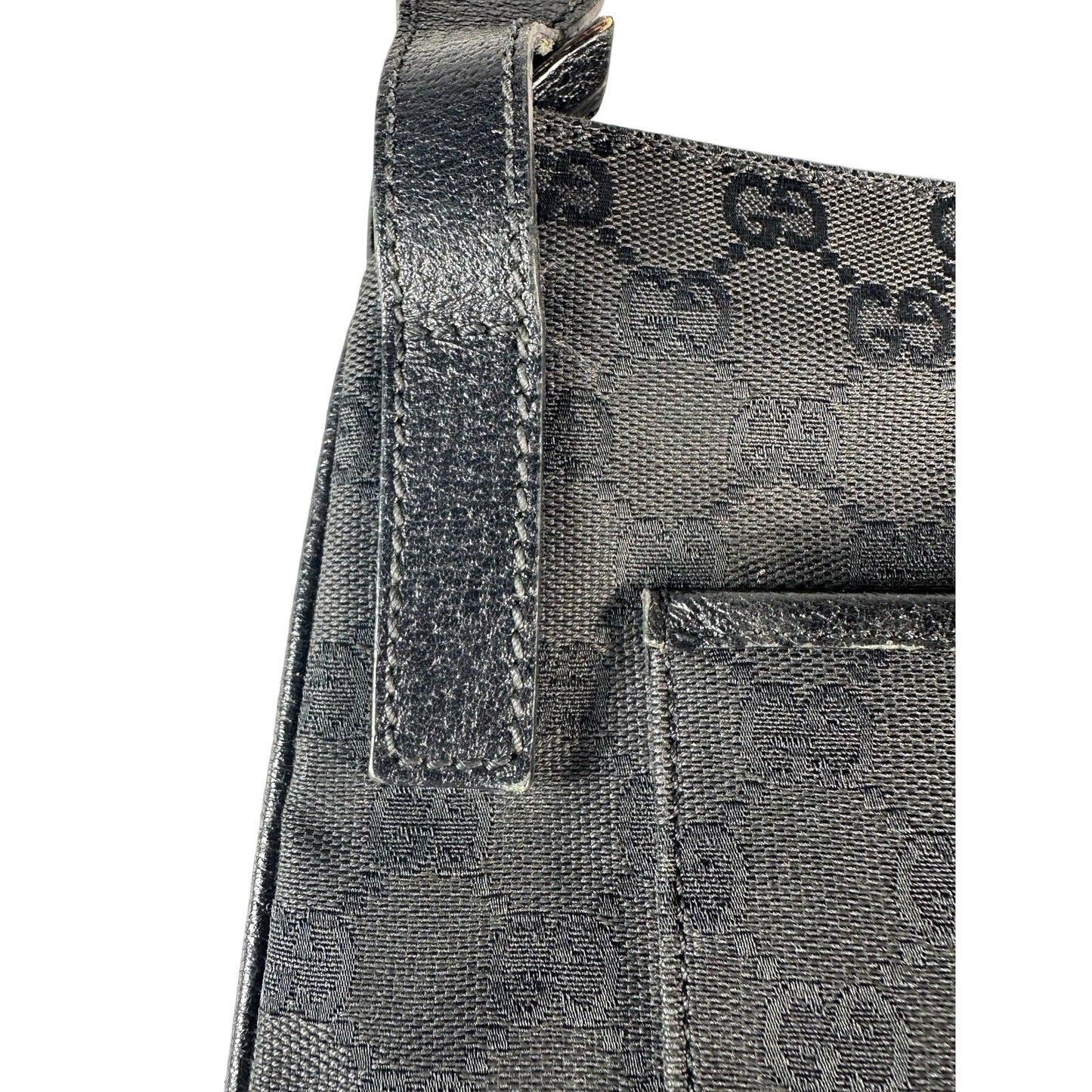 Louis Vuitton, Black, Leather, shoulder