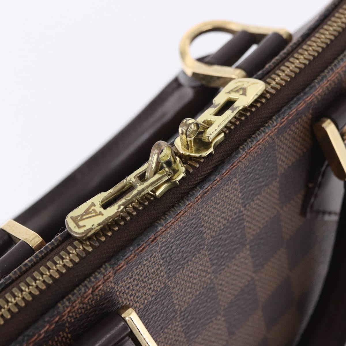 Louis Vuitton Alma Damier, Brown, Canvas, Handbag