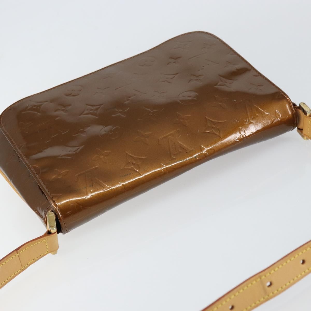 Louis Vuitton Thompson Street Monogram Vernis, Brown, Patent Leather, Shoulder Bag