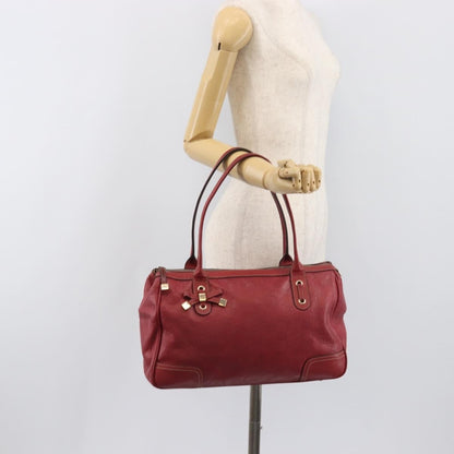 Gucci Princy Boston Guccissima Leather, Red, Leather, Handbag