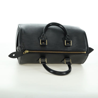 Louis Vuitton Speedy Epi Leather, Black, Leather, Handbag