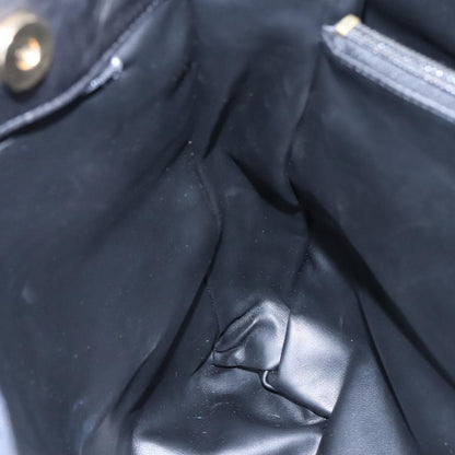 Bally Vintage Quilted Leather, Black, Leather, Shoulder Bag