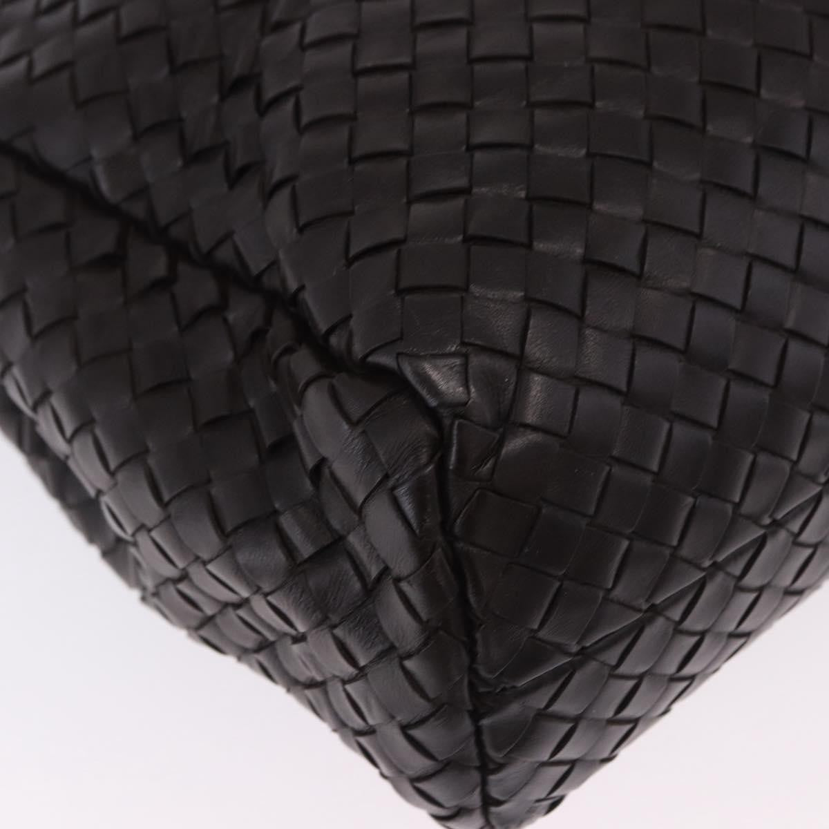 Bottega Veneta Envelope Intrecciato Nappa, Black, Leather, Briefcase