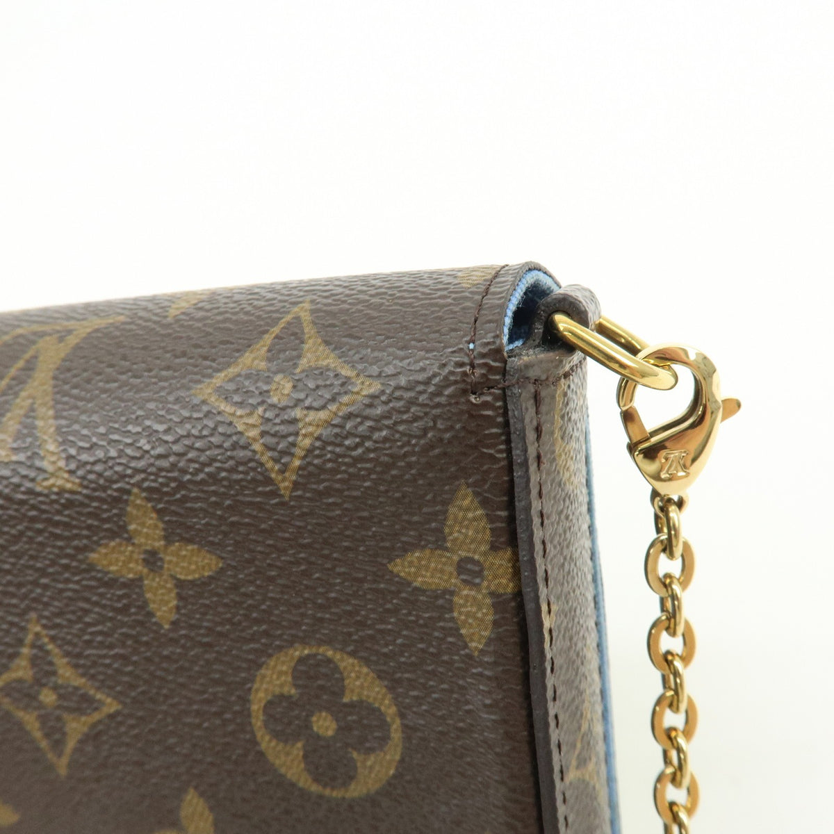 Louis Vuitton Felicie Pochette Limited Edition Vivienne Xmas Monogram Canvas, Brown, Canvas, Clutch