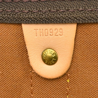 Louis Vuitton Keepall Bandoulière Monogram, Brown, Canvas, Travel Bag