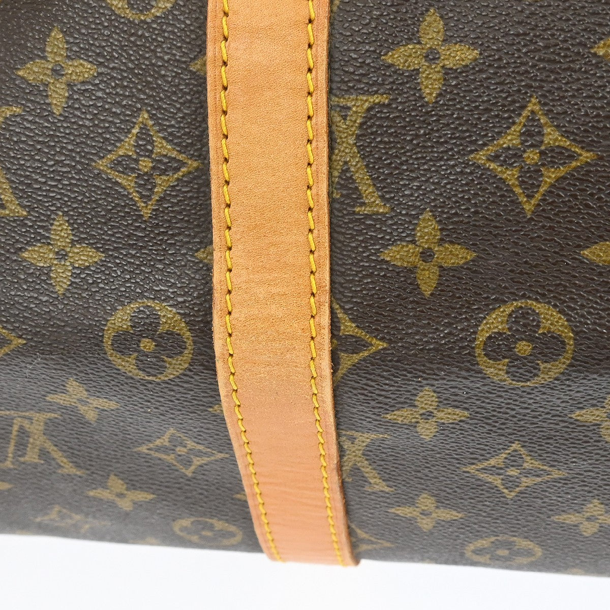 Louis Vuitton Keepall Monogram, Brown, Canvas, Travel Bag