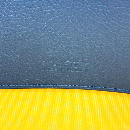 Goyard Senat Zip Coated Canvas, Black, Canvas, Clutch