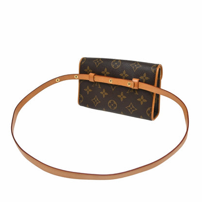 Louis Vuitton Florentine Pochette Monogram Canvas, Brown, Canvas, Clutch
