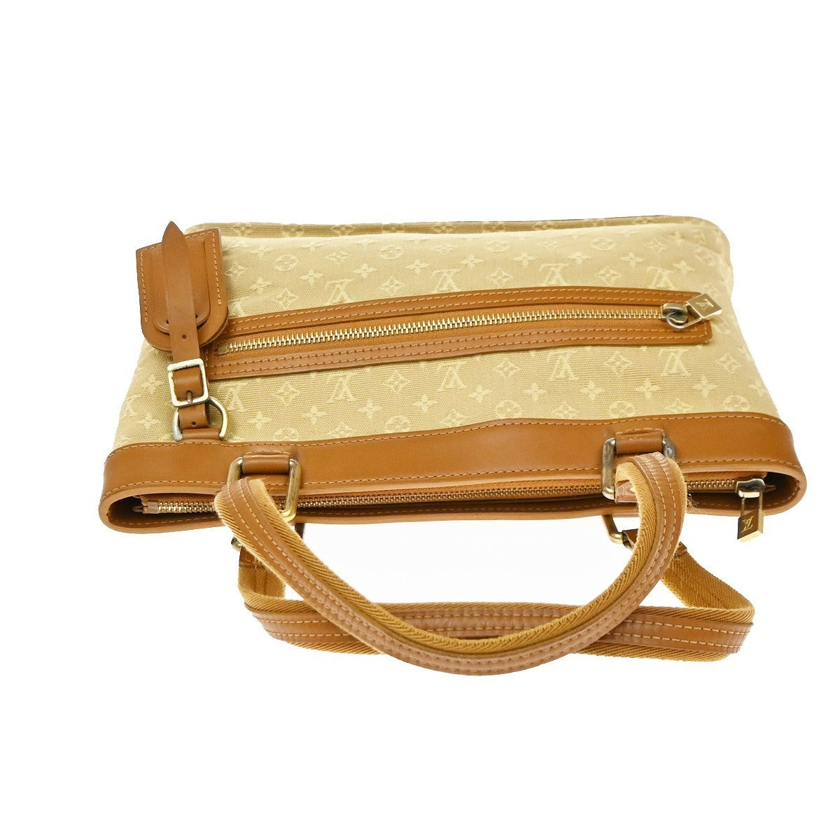 Louis Vuitton Lucille Mini Lin, Beige, Canvas, Handbag