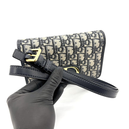 Christian Dior 30 Montaigne 2-in-1 Oblique Canvas, Beige, Canvas, Clutch