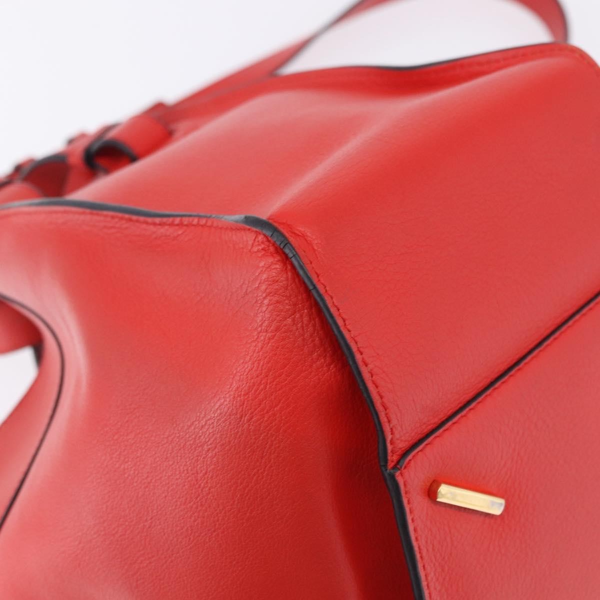 Loewe Hammock Leather, Red, Leather, Handbag