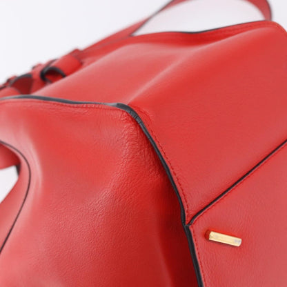 Loewe Hammock Leather, Red, Leather, Handbag