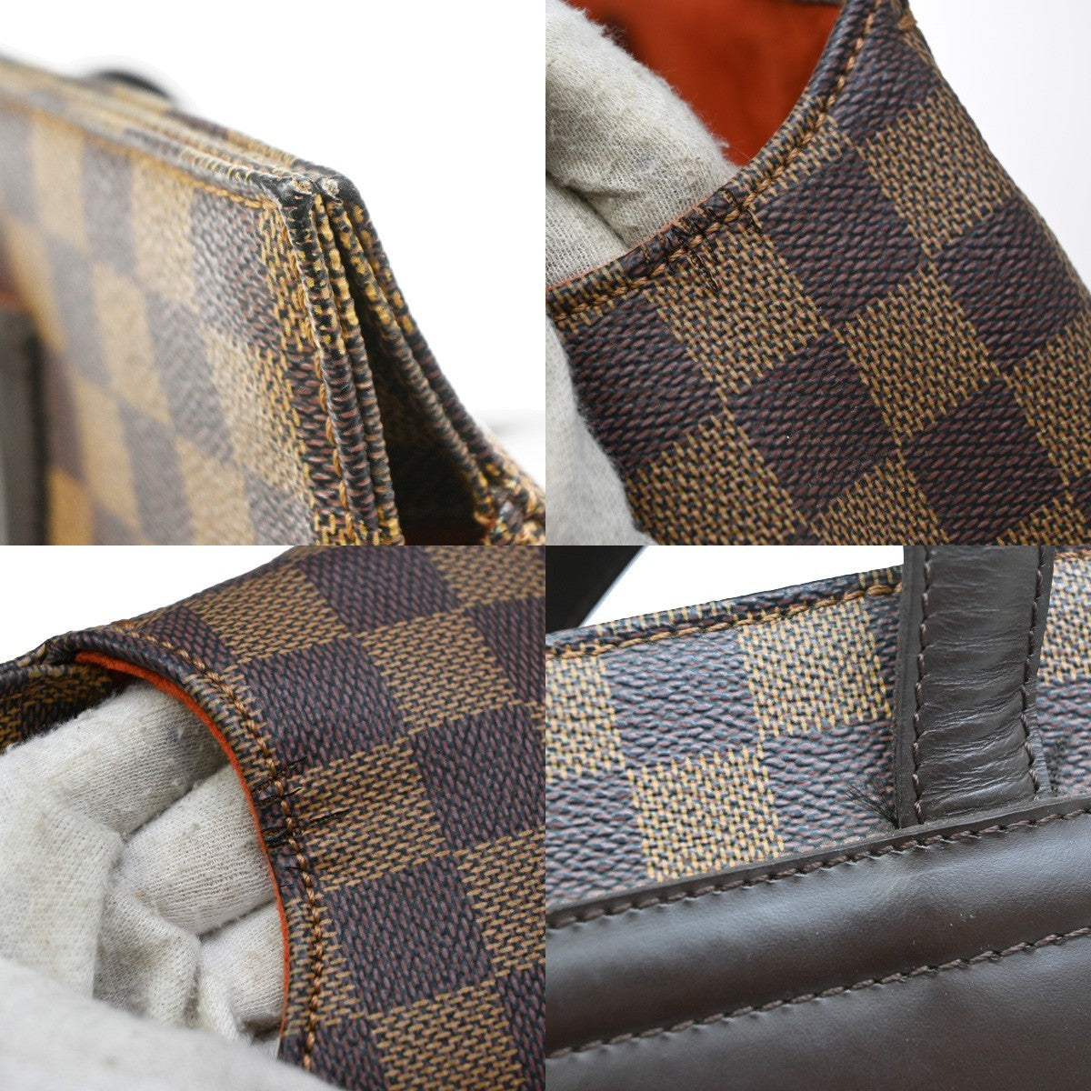 Louis Vuitton Parioli Damier, Brown, Canvas, Shoulder Bag