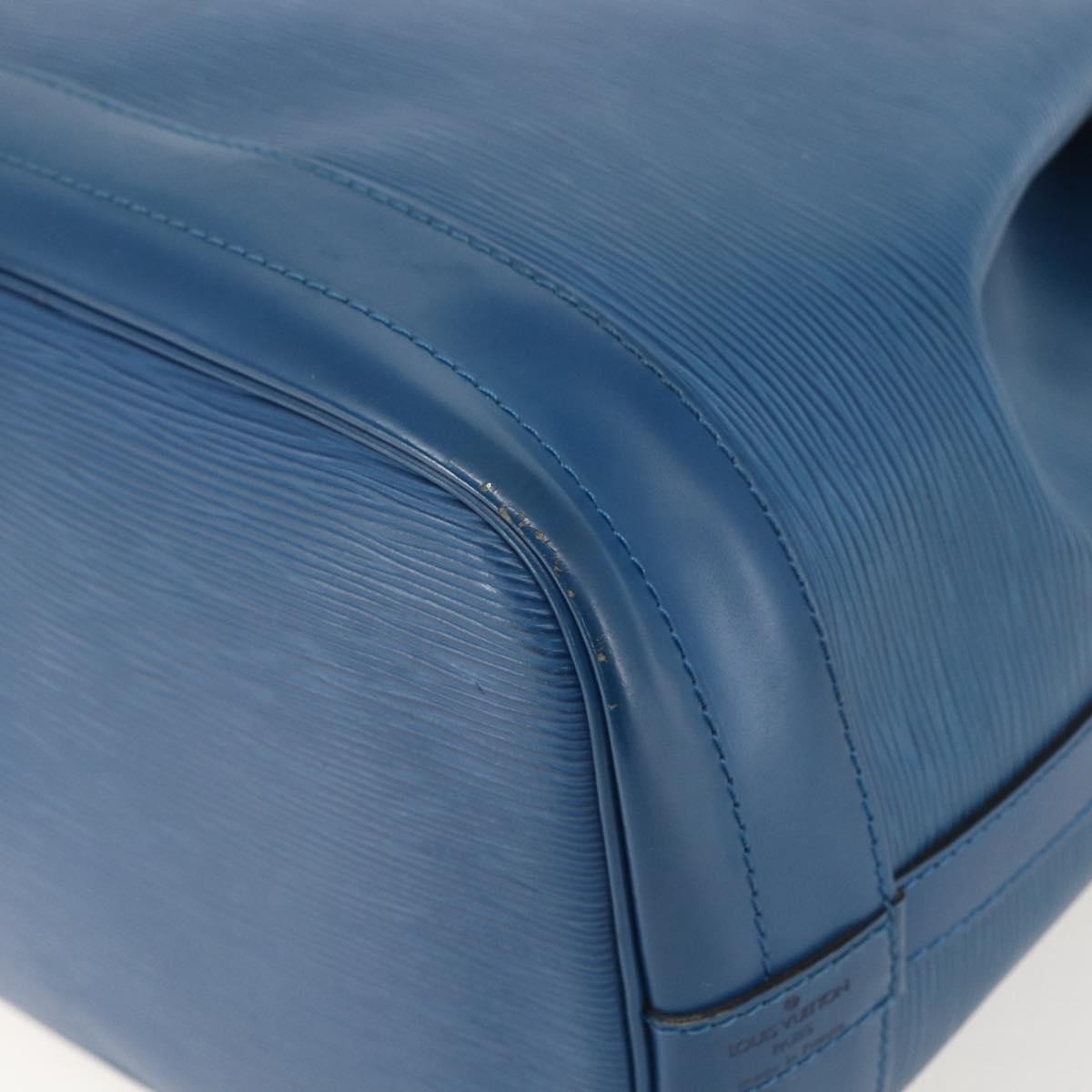 Louis Vuitton Noe Epi Leather, Blue, Leather, Shoulder Bag