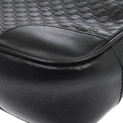Gucci Bree Disco Microguccissima Leather, Black, Leather, Crossbody Bag