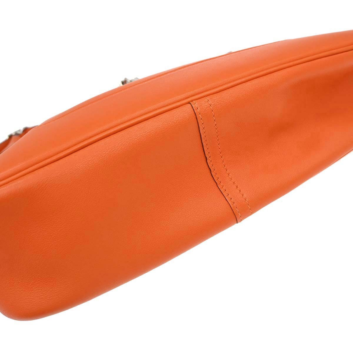 Hermes Trim Epsom, Orange, Leather, Shoulder Bag