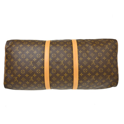 Louis Vuitton Keepall Monogram Canvas, Brown, Canvas, Travel Bag