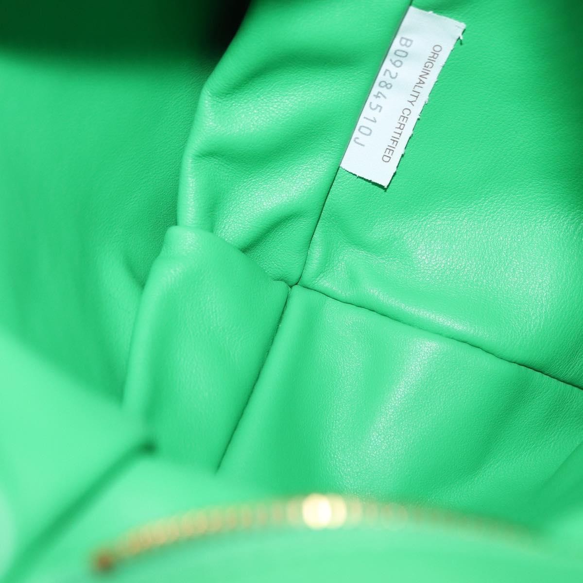 Bottega Veneta BV Twist Leather, Green, Leather, Handbag