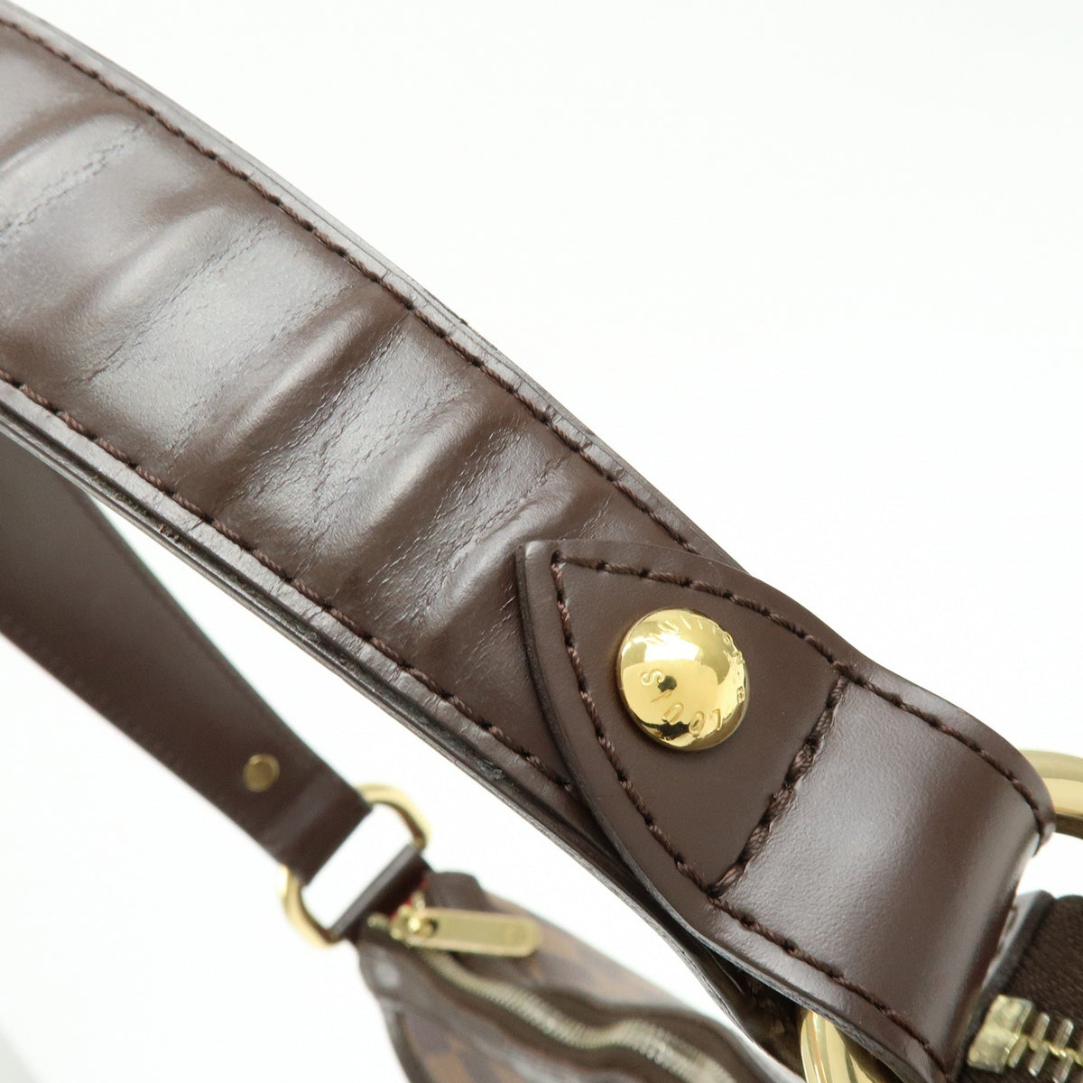 Louis Vuitton Highbury Damier, Brown, Canvas, Handbag