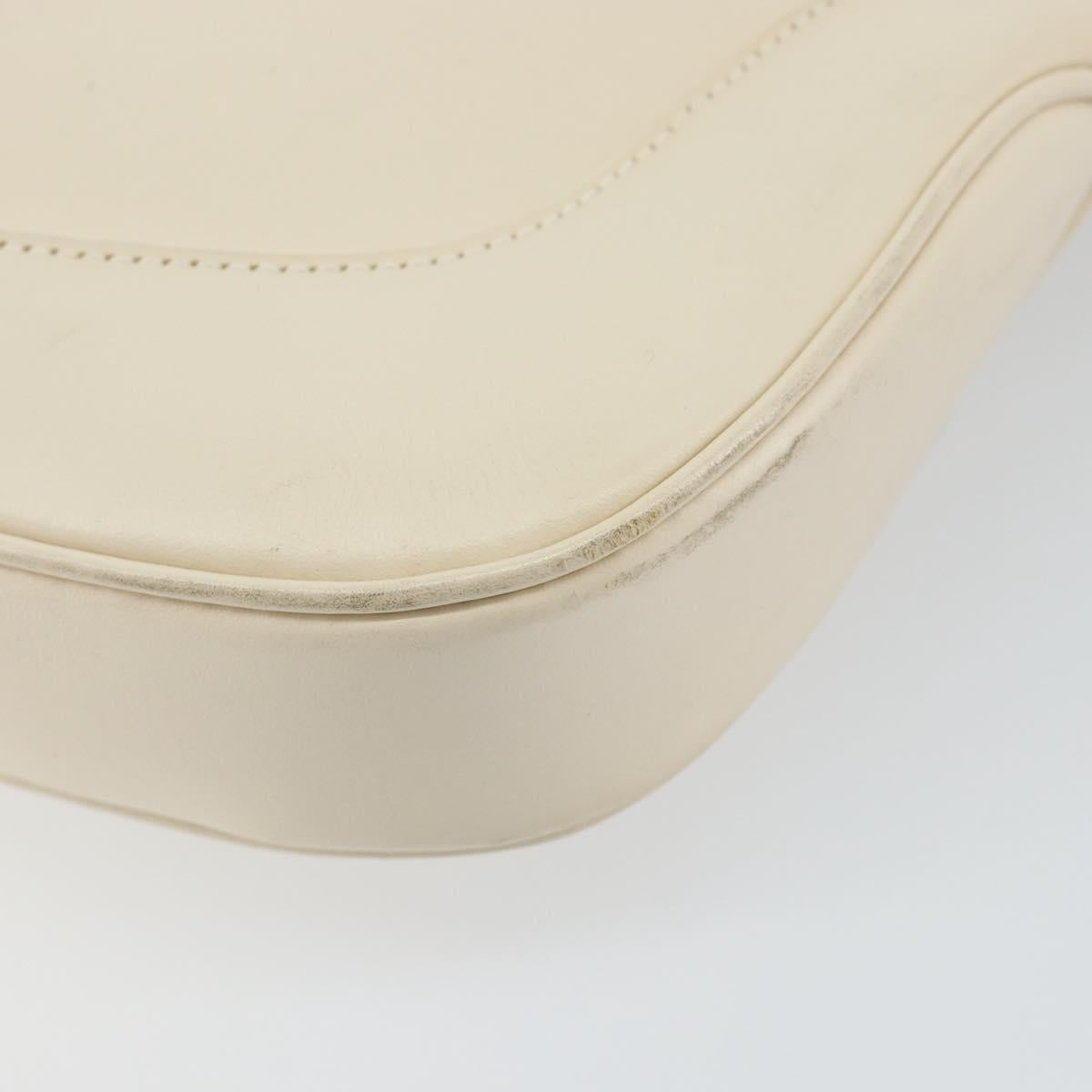 Gucci Jackie Original Shoulder Bag Leather, WHITE, LEATHER, Shoulder bag