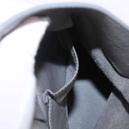 Balenciaga Papier Drop Bucket Leather, Silver, Leather, Handbag