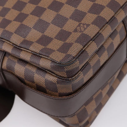 Louis Vuitton Naviglio Damier, Brown, Canvas, Shoulder Bag