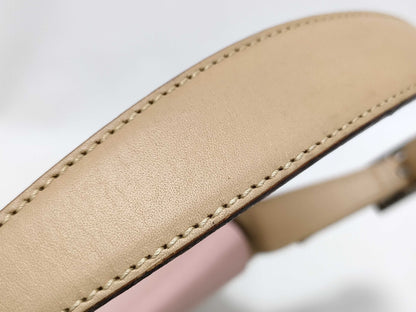 Gucci Jackie Flap Canvas and Leather, Pink, Textile, Shoulder Bag