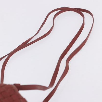 Bottega Veneta Zip Cube Messenger Intrecciato Nappa, Brown, Leather, Shoulder Bag