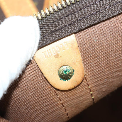 Louis Vuitton Keepall Bandouliere Bag Monogram Canvas, BROWN, CANVAS, Handbag