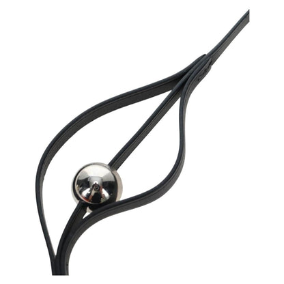 Hermes Météore Leather, Black, Leather, Necklace