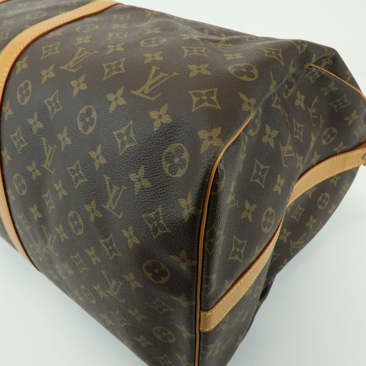 Louis Vuitton Keepall Bandouliere Monogram Canvas, Brown, Canvas, Travel Bag