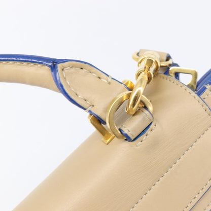 Celine Trapeze Leather, Beige, Leather, Handbag
