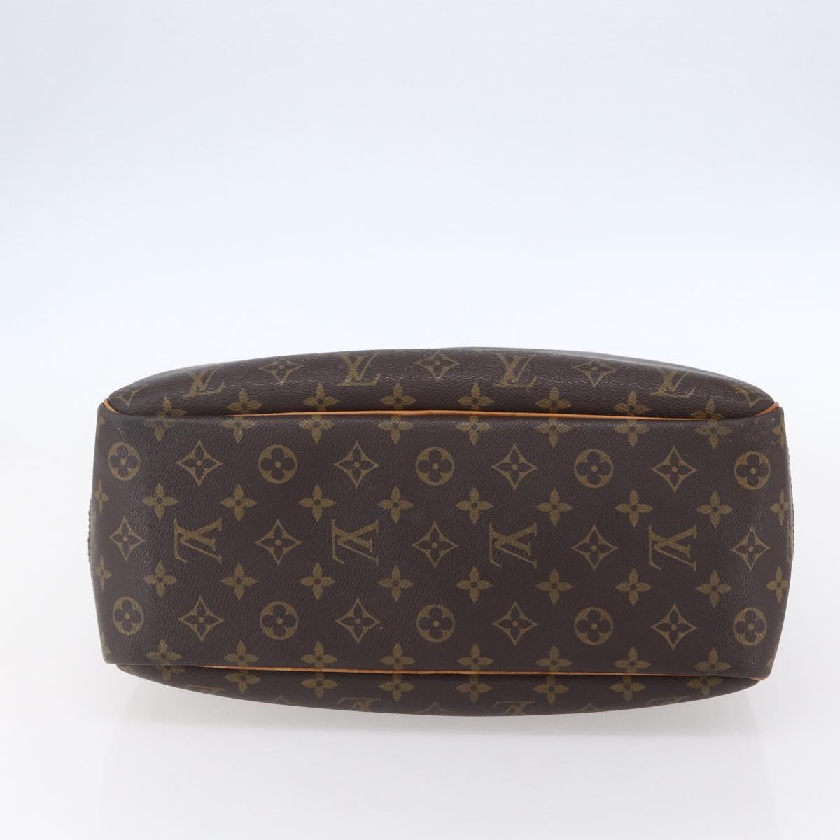 Louis Vuitton Deauville Handbag Monogram Canvas, BROWN, CANVAS, Handbag